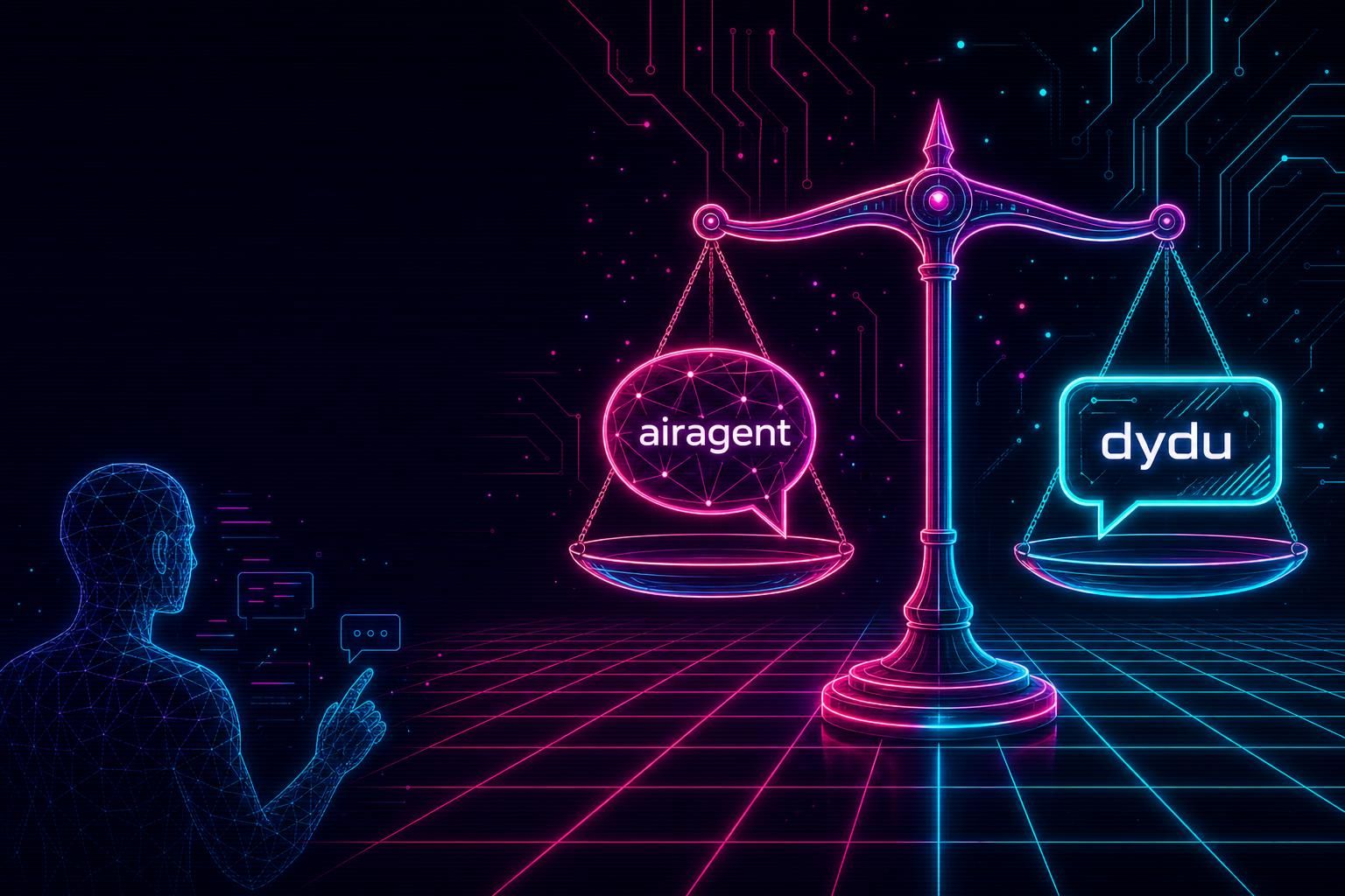 découvrez les différences entre airagent et dydu pour choisir l'agent conversationnel idéal adapté aux besoins de votre pme. comparez fonctionnalités, simplicité d'utilisation et tarifs pour faire le meilleur choix.