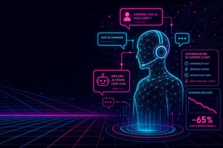 découvrez comment un chatbot service client peut automatiser le support, améliorer la satisfaction des utilisateurs et réduire efficacement les coûts opérationnels.