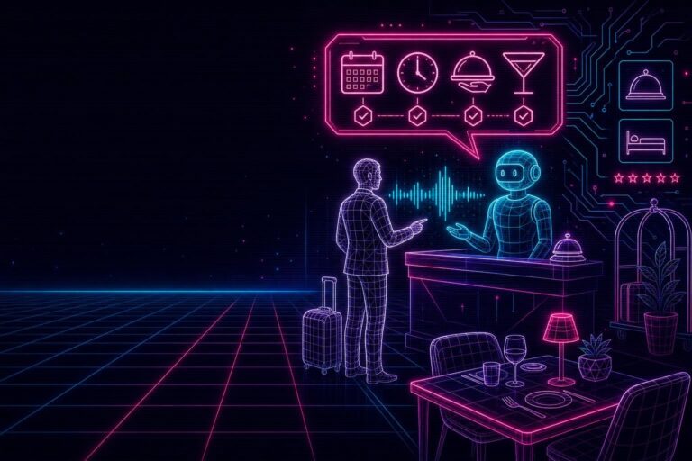 optimisez la gestion de votre établissement avec notre chatbot spécialisé en restauration et hôtellerie, offrant des réservations automatisées 24/7 pour une expérience client fluide et efficace.