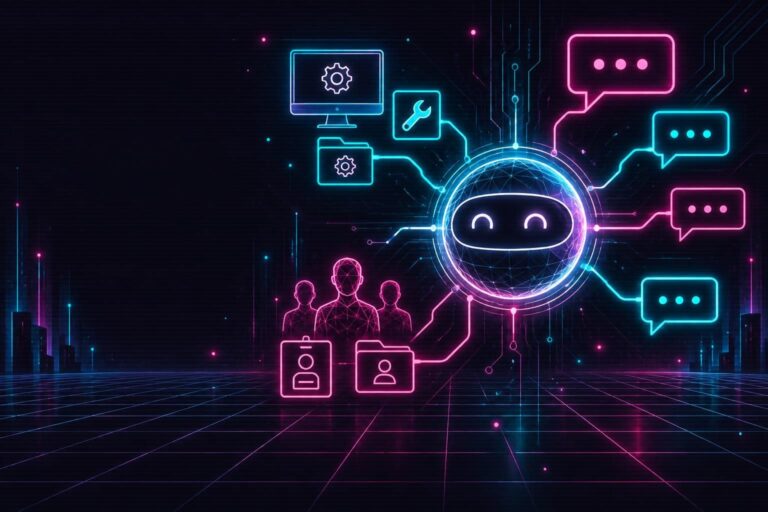 automatisez le support it et rh de votre entreprise grâce à un chatbot interne : réponses instantanées, demandes simplifiées et équipes plus productives.
